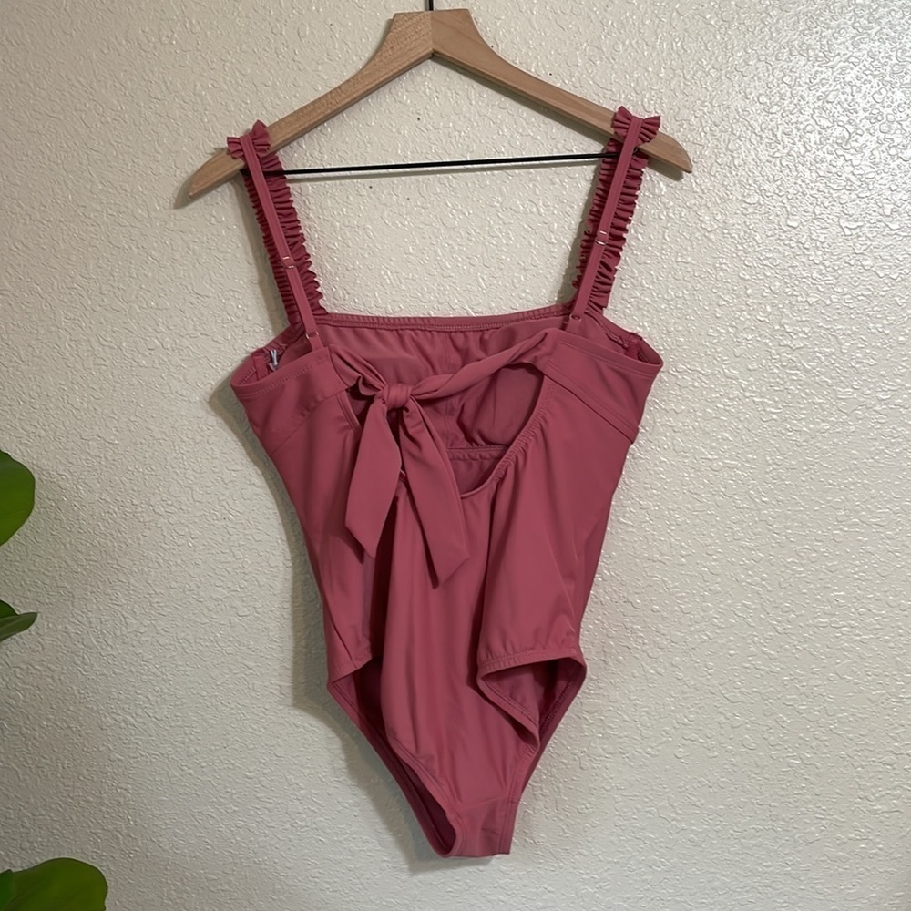 KONA Sol ruffle straps square neck swimsuit - Picture 5 of 10